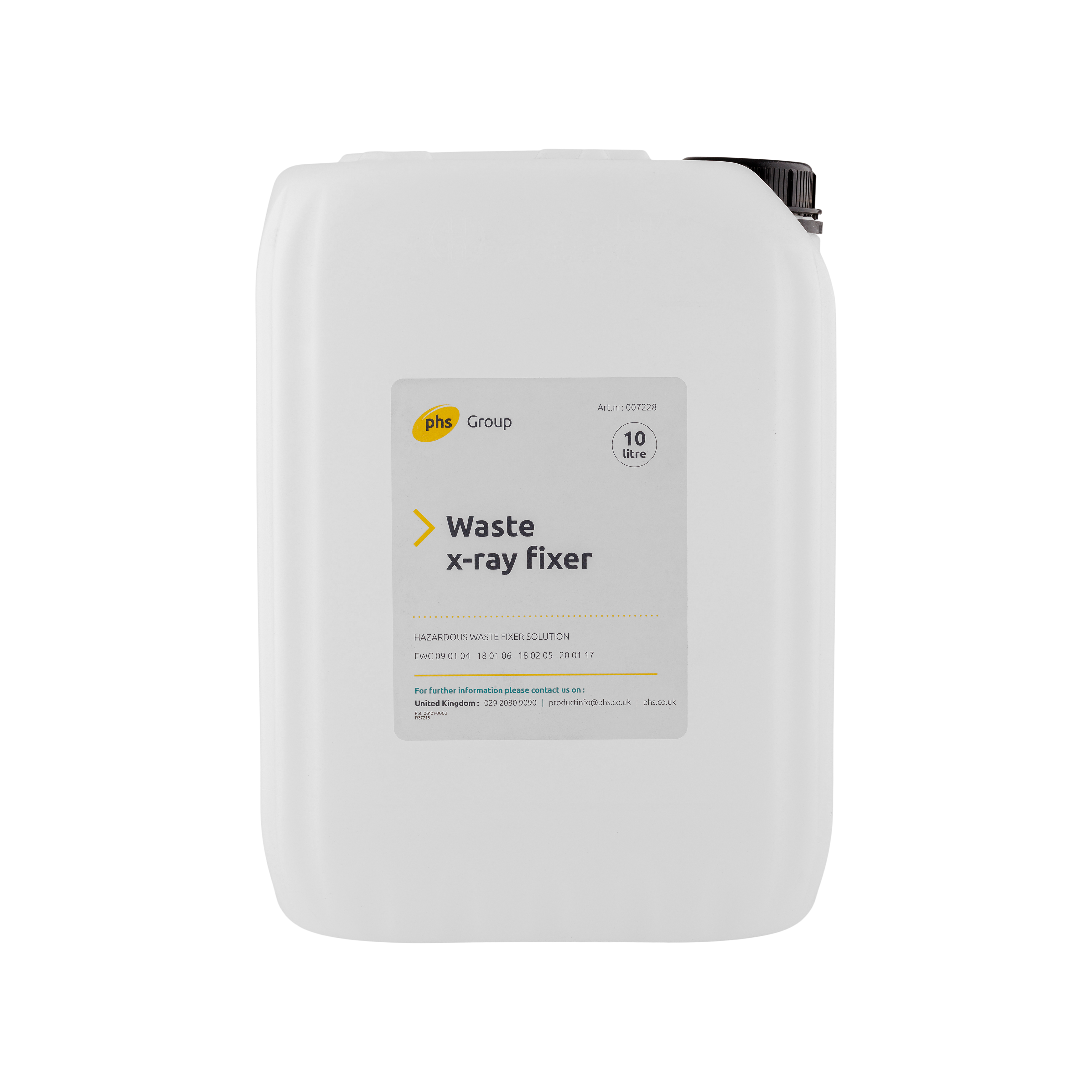 Waste X-Ray Fixer Collection and Disposal 10L