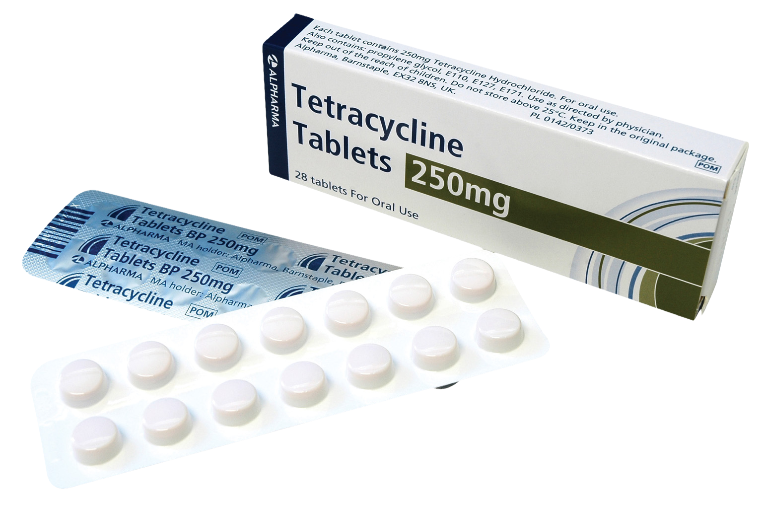 Tetracycline Tablets 250mg 28pk