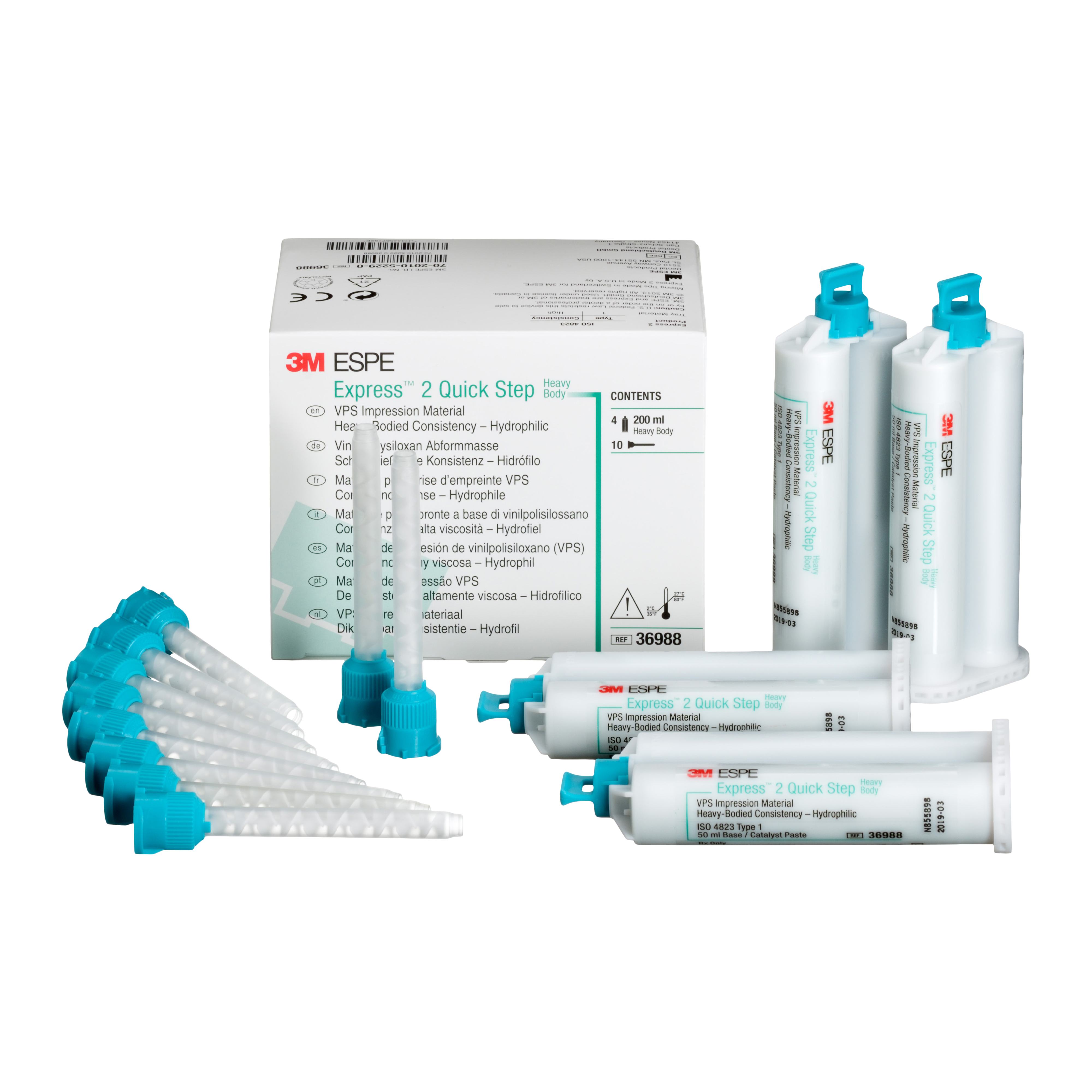 Express II Quickstep Heavy Body 50ml 4pk