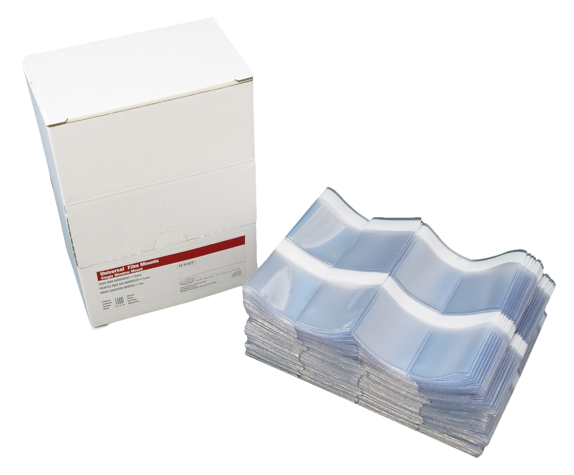 DEHP X-Ray Film Mounts Universal 1000pk