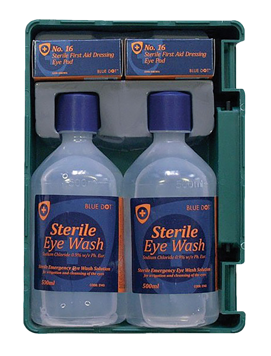 Eyewash Cabinet Including Eyewash 500ml 2pk