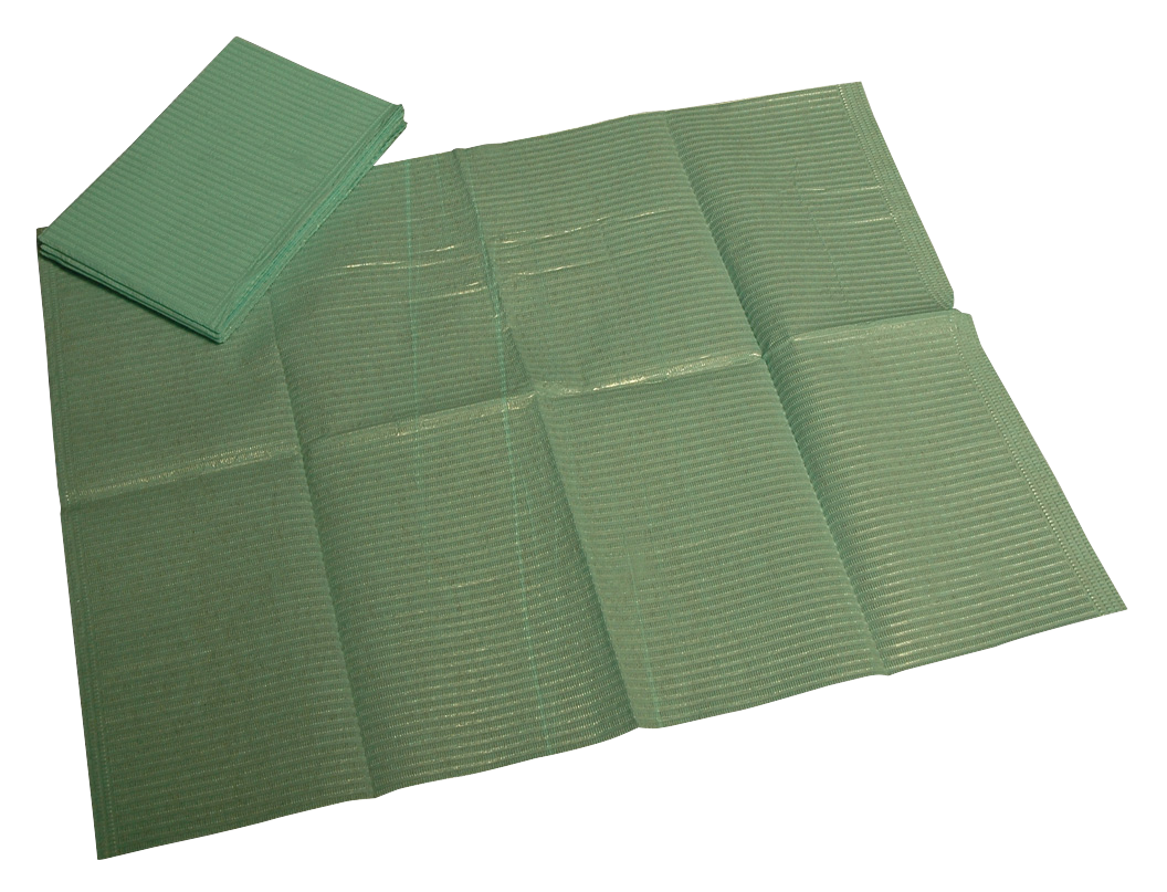DEHP Bibs Patient Green 500pk