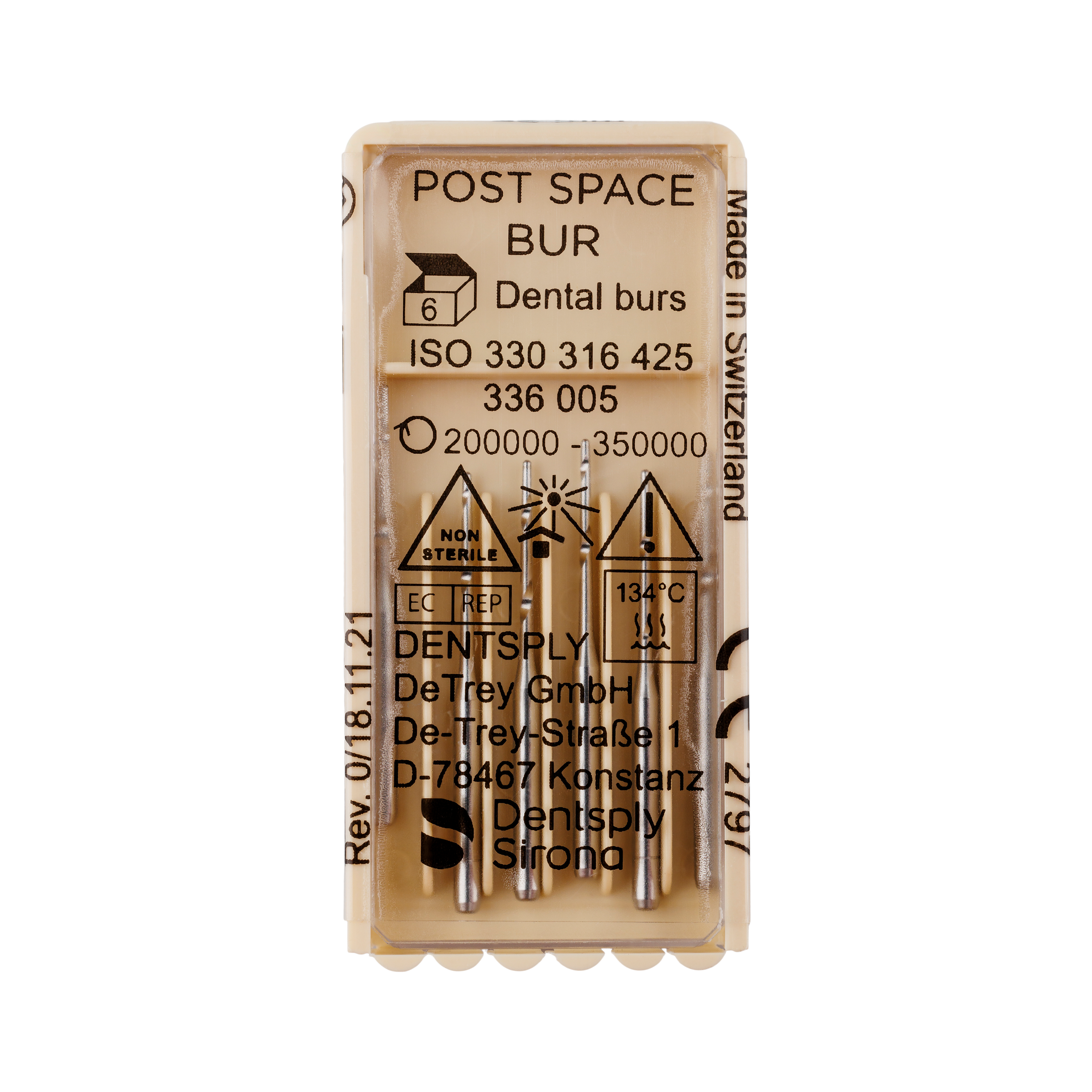 Thermafill Post Space Burs 25mm 05 Size 10 6pk