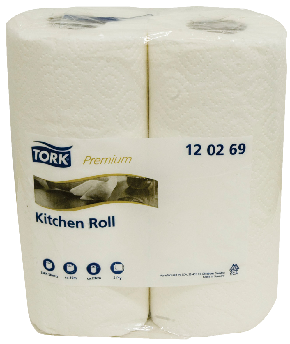 Tork Extra-Absorbent Kitchen Roll Premium White 2-Ply 24pk