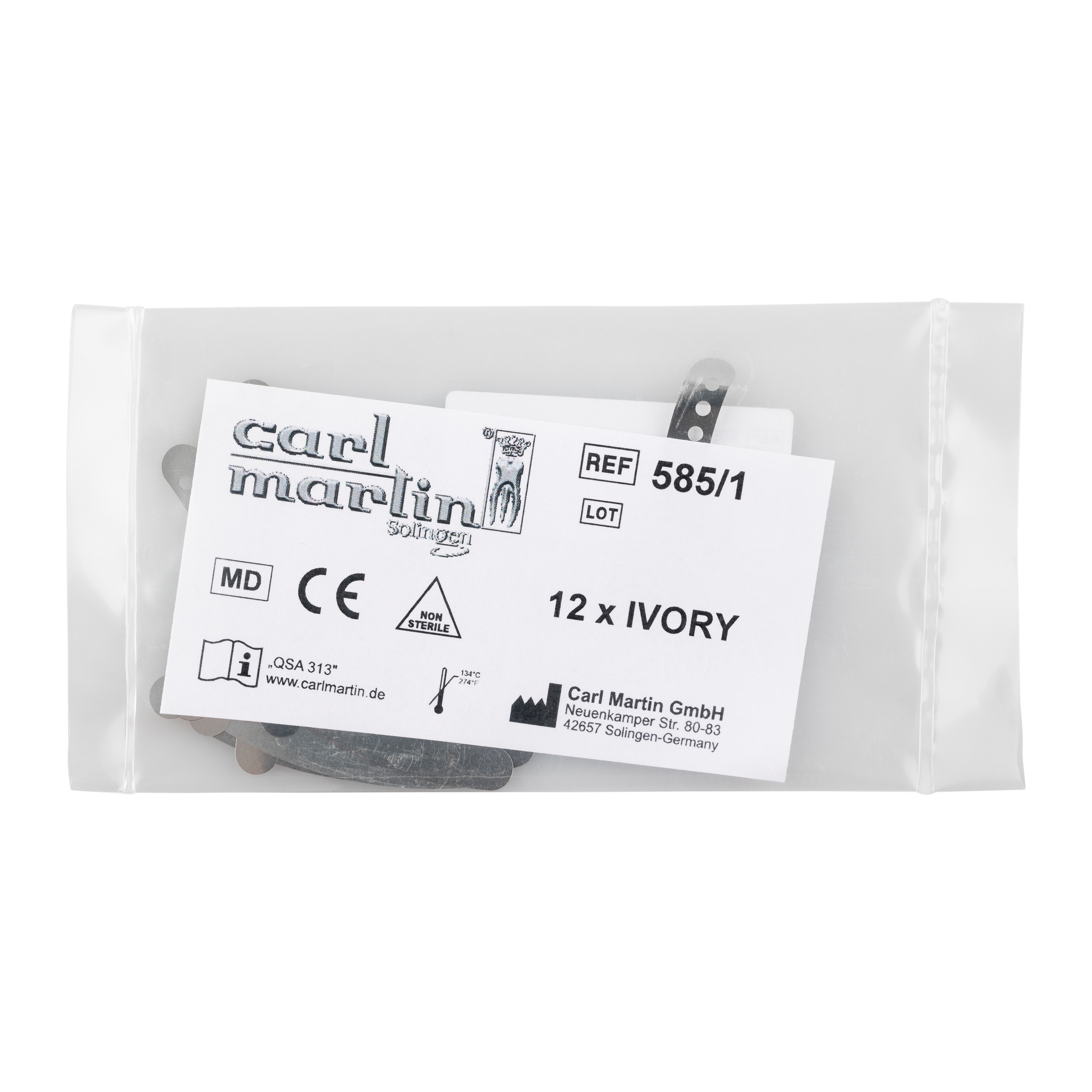 Ivory Matrix Bands No.1 12pk