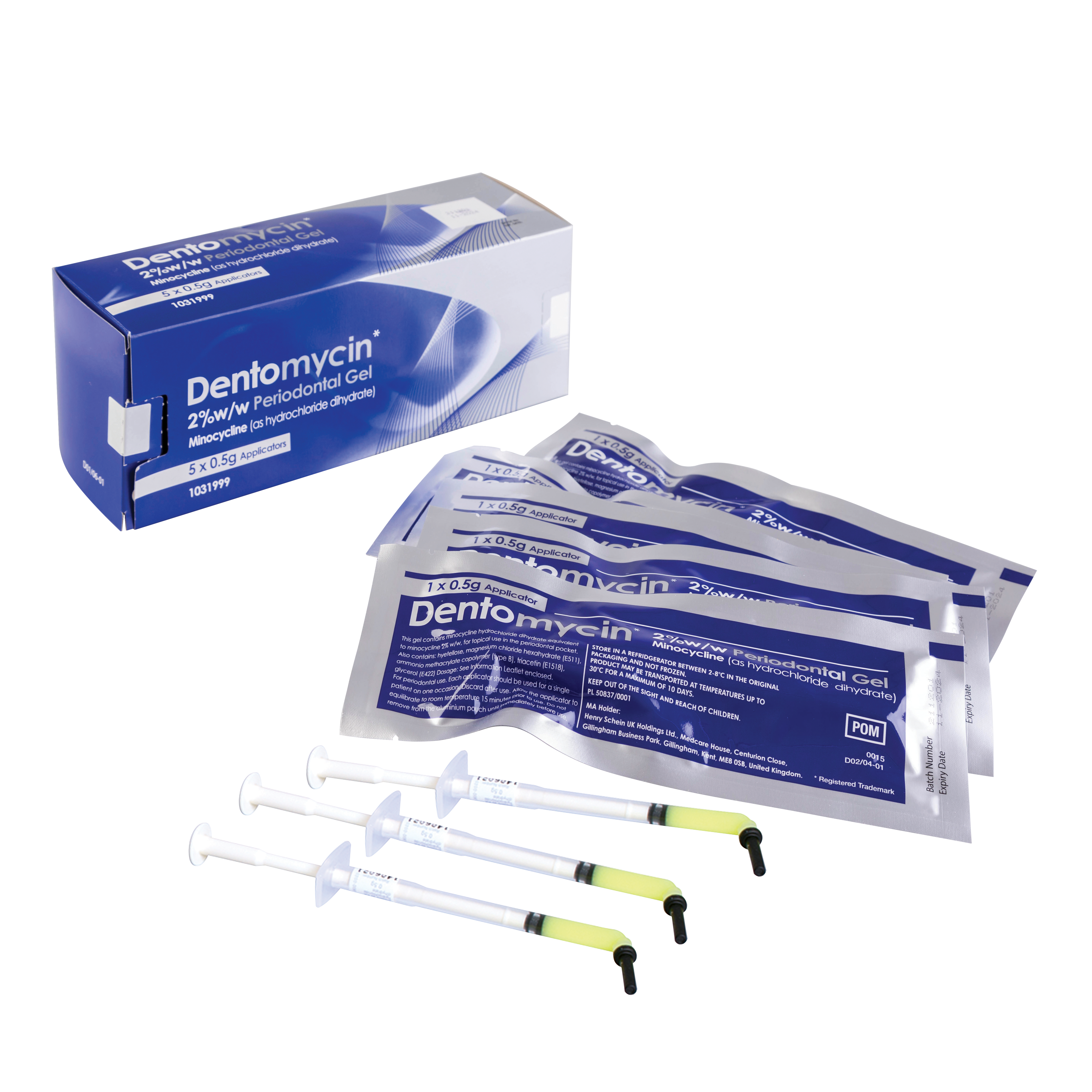 Dentomycin Periodontal Gel 5pk