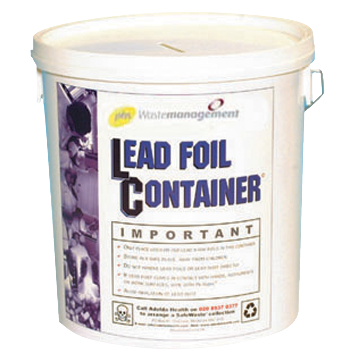 Adelda Health Lead Foil Container 1.5Ltr