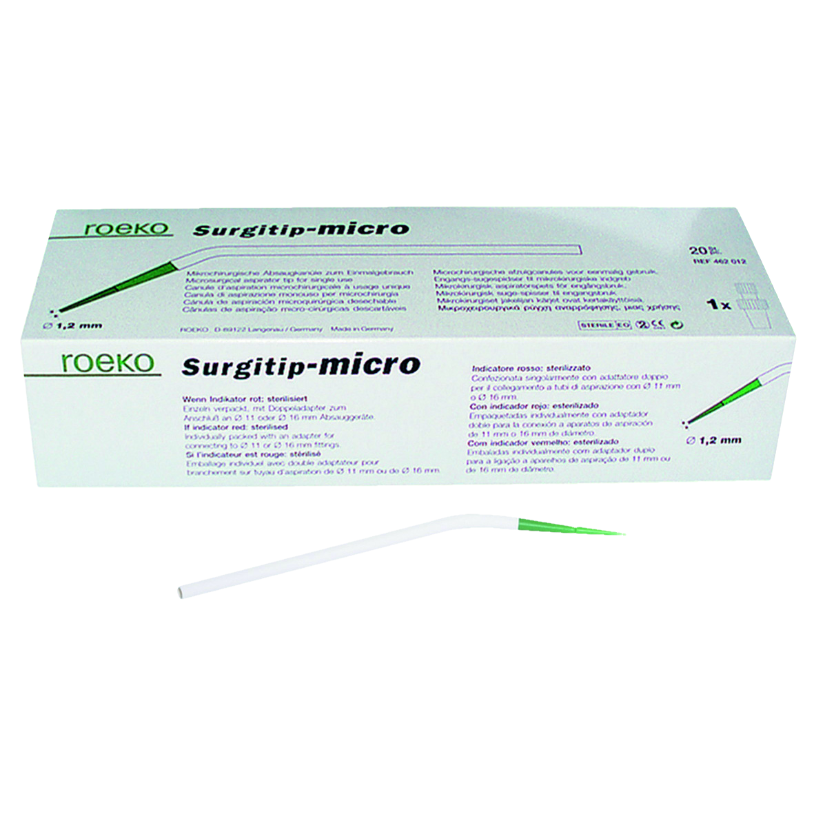 Surgitip Aspirator Tip Sterile 1.2mm 20pk