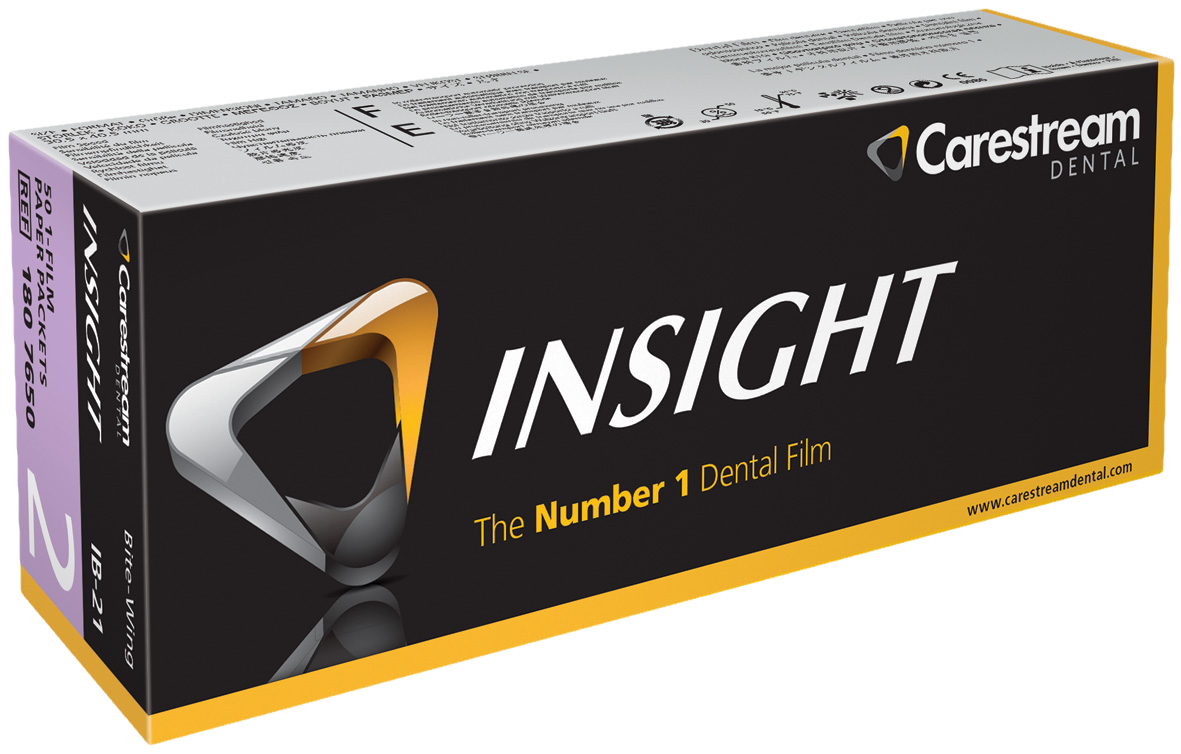 Insight IB-21 Bitewing Film Post 31x41mm 50pk