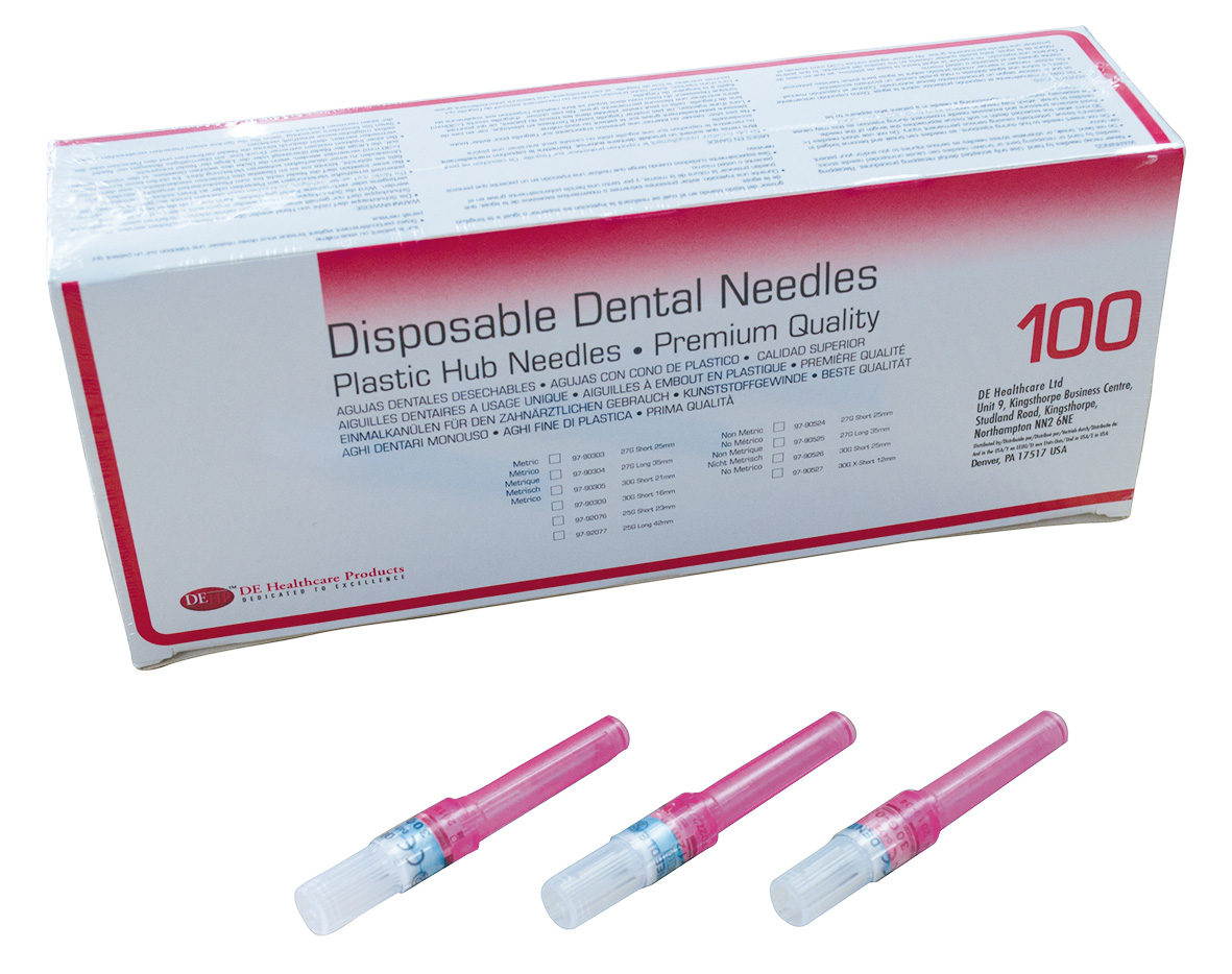 DEHP Needles Plastic Hub Disposable 30G Short 100pk