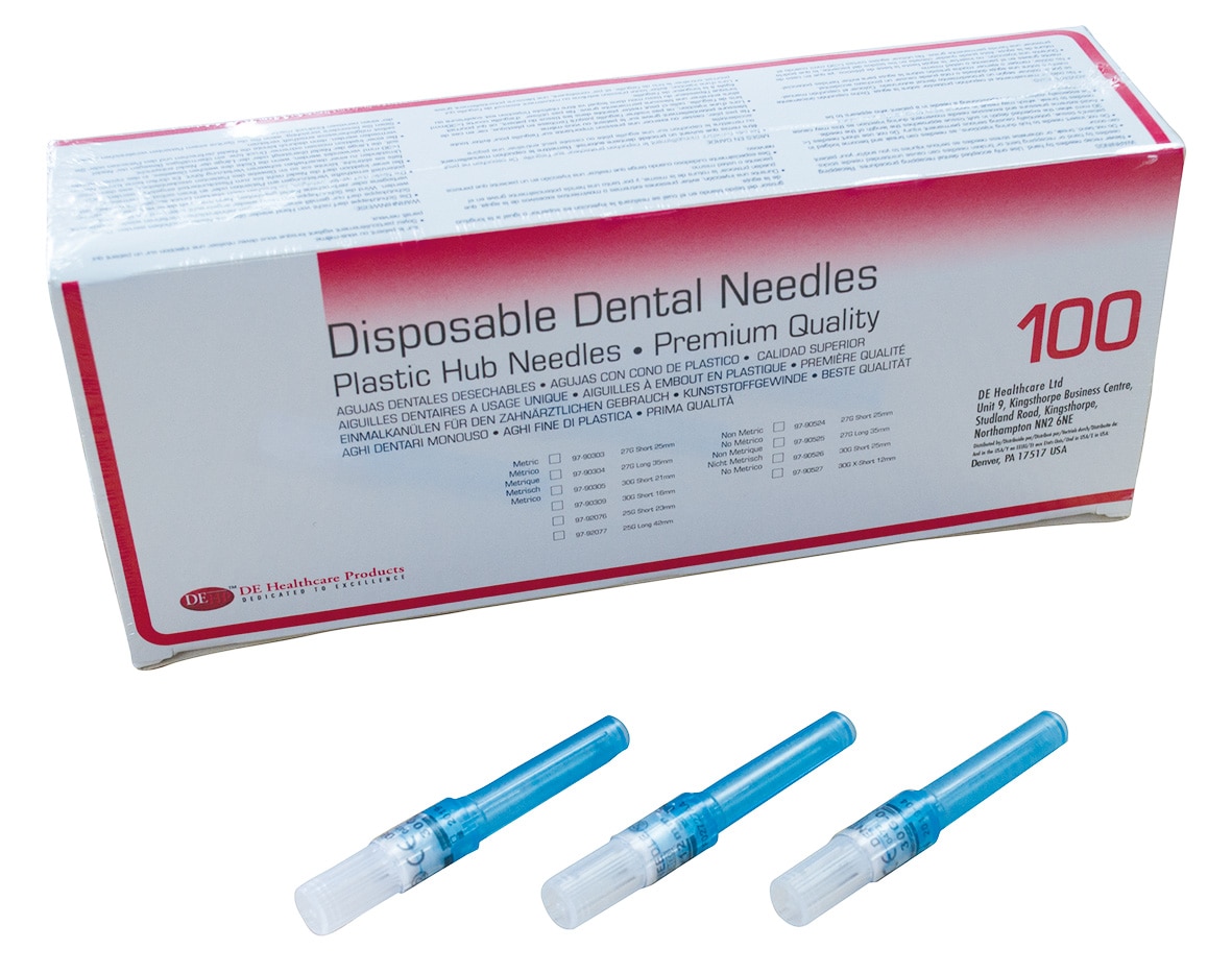 DEHP Needles Plastic Hub Disposable 30G Extra Short 100pk