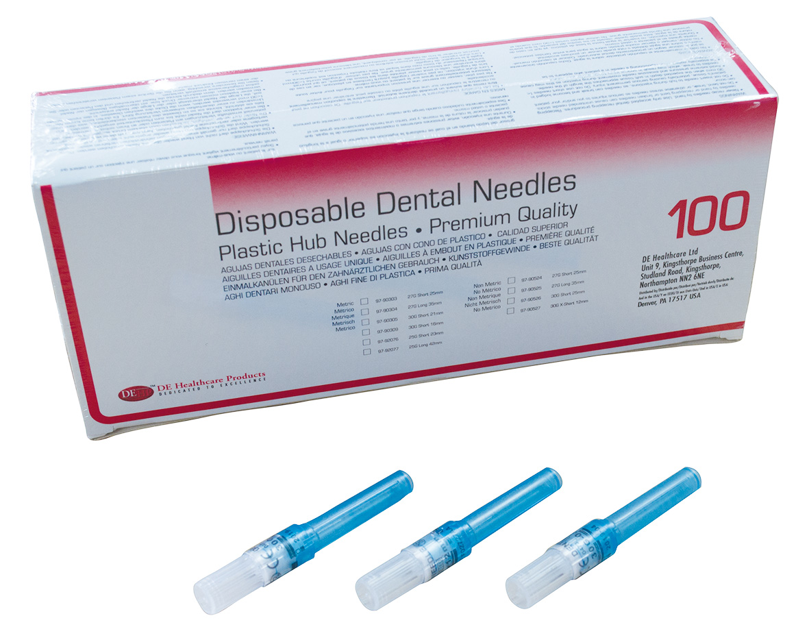 DEHP Needles Plastic Hub Disposable 30G Extra Short 100pk