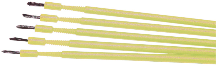 DEHP Brush Bendable Yellow 100pk