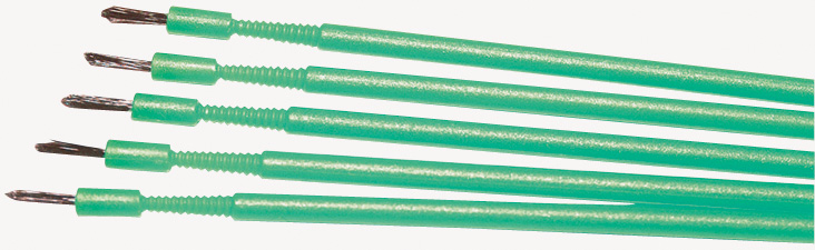 DEHP Brush Bendable Green 100pk