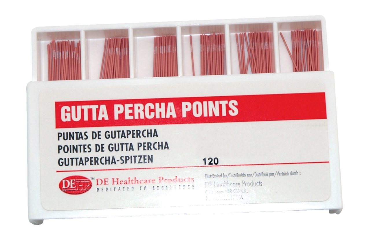 DEHP Gutta Percha Points Assorted 45-80 120pk