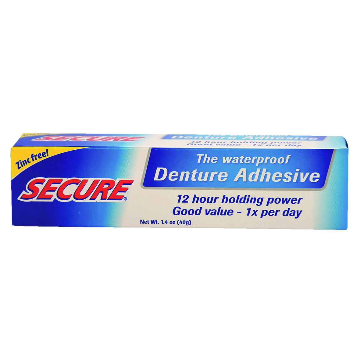 Secure Denture Adhesive Cream 40g 6pk