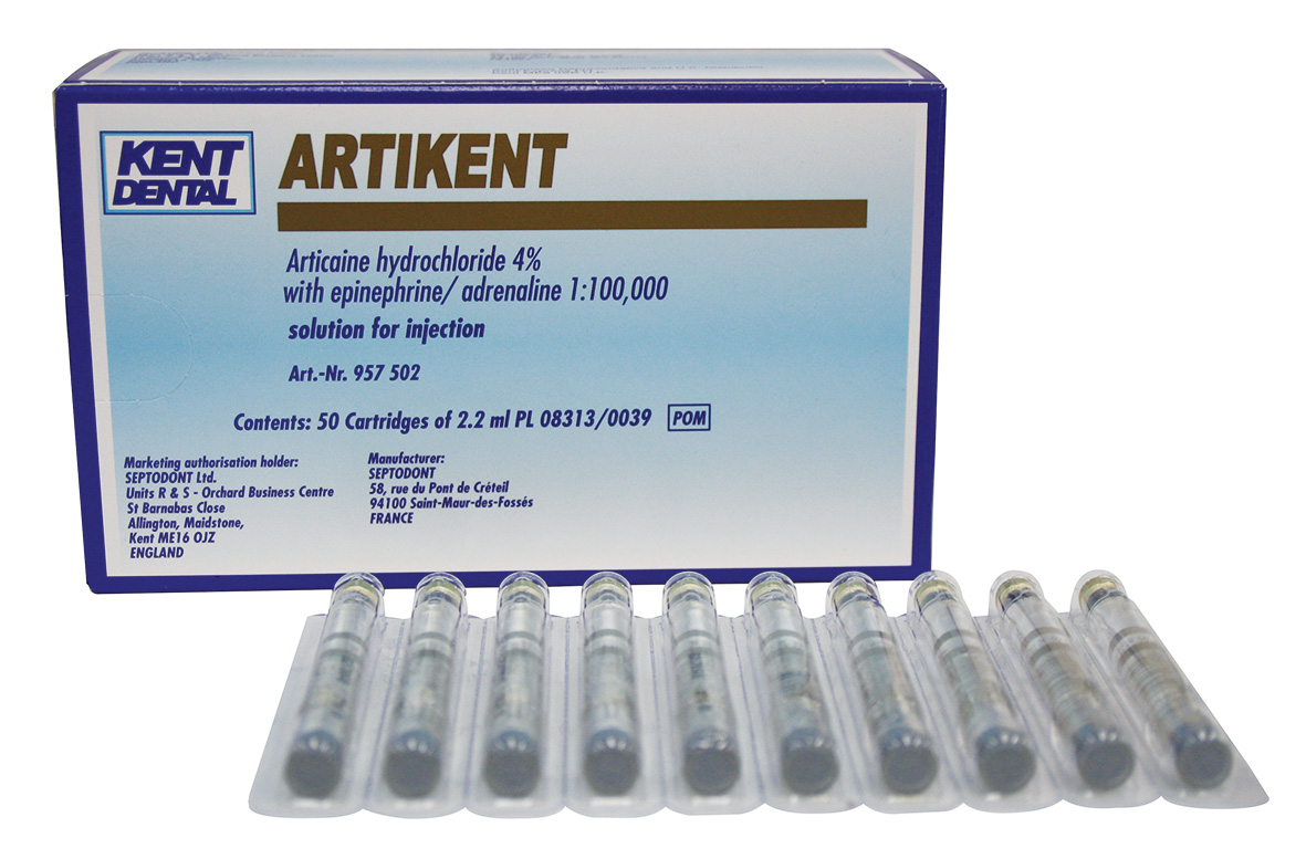 Kent Artikent 1-100000 2.2ml 50pk
