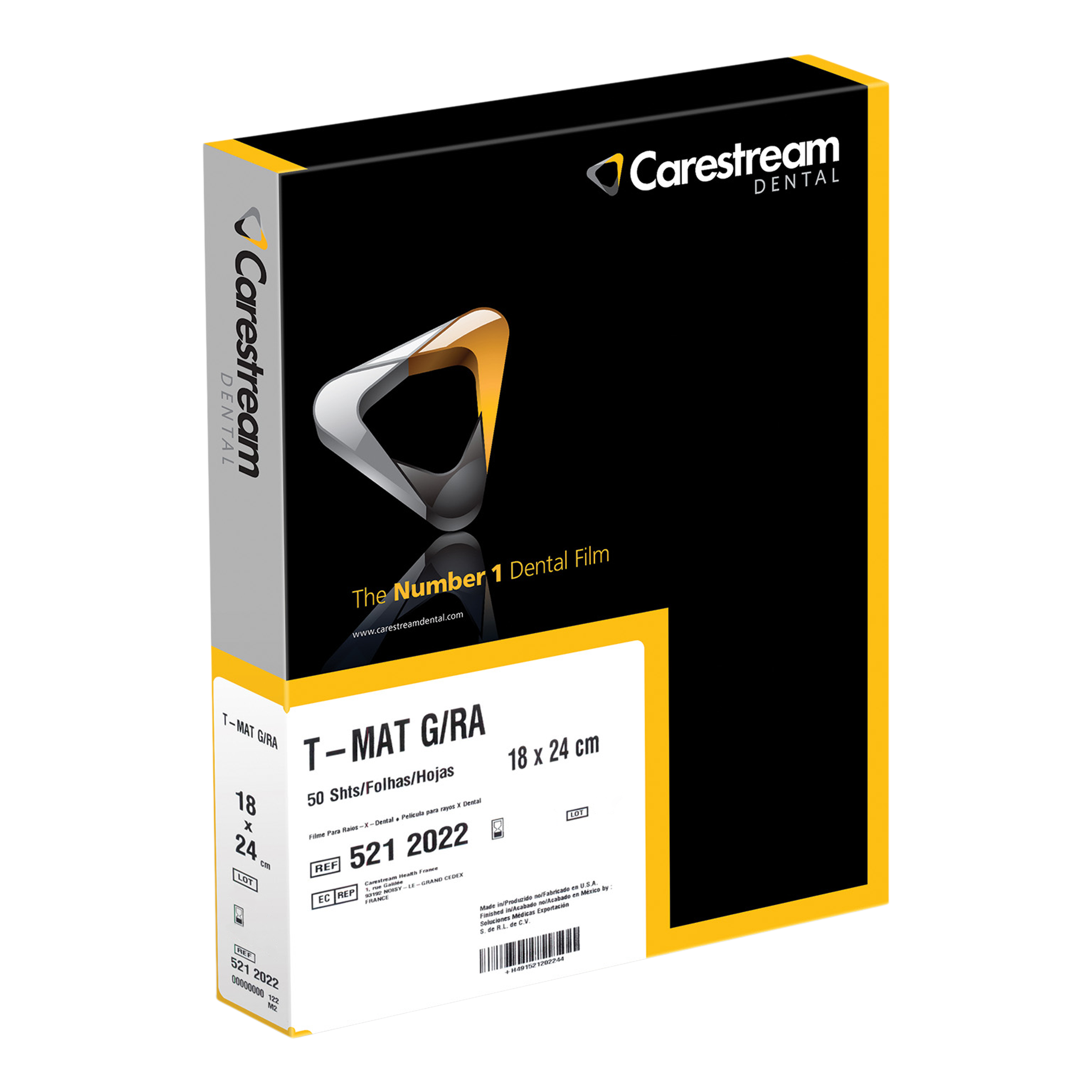 Kodak T-Mat G/RA Panaoral Film 18x24cm 50pk