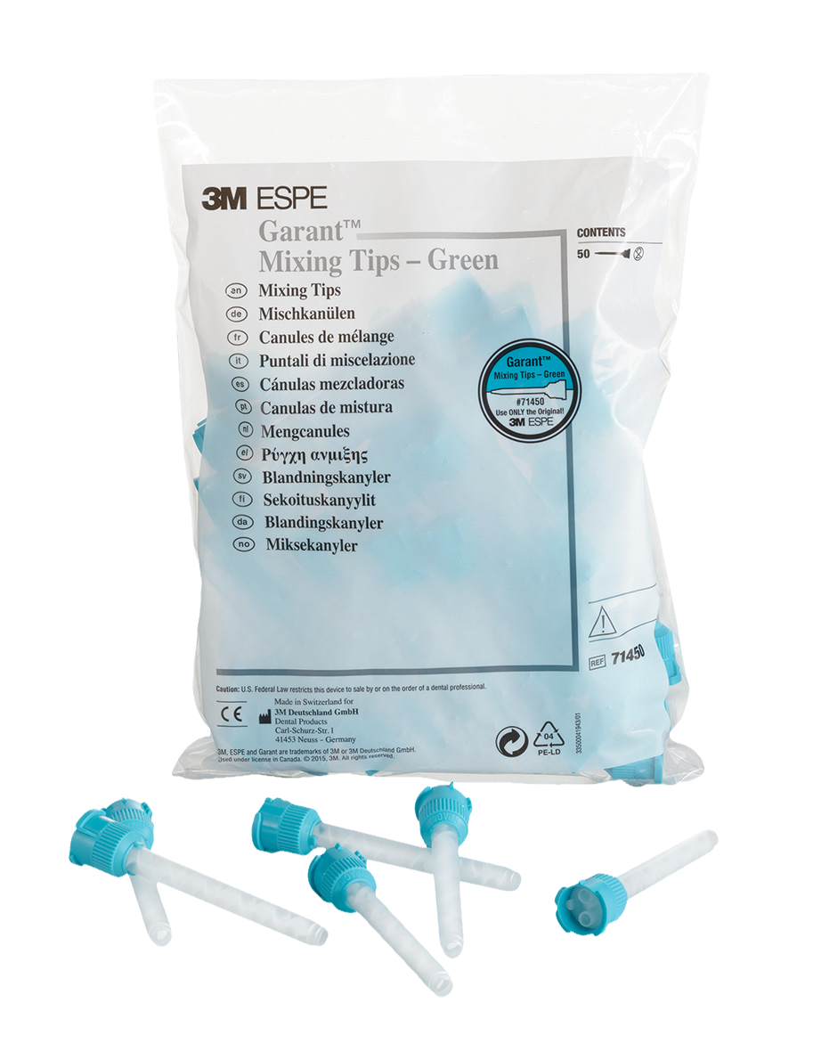 Imprint II Garant Mixing Tips Green 50pk