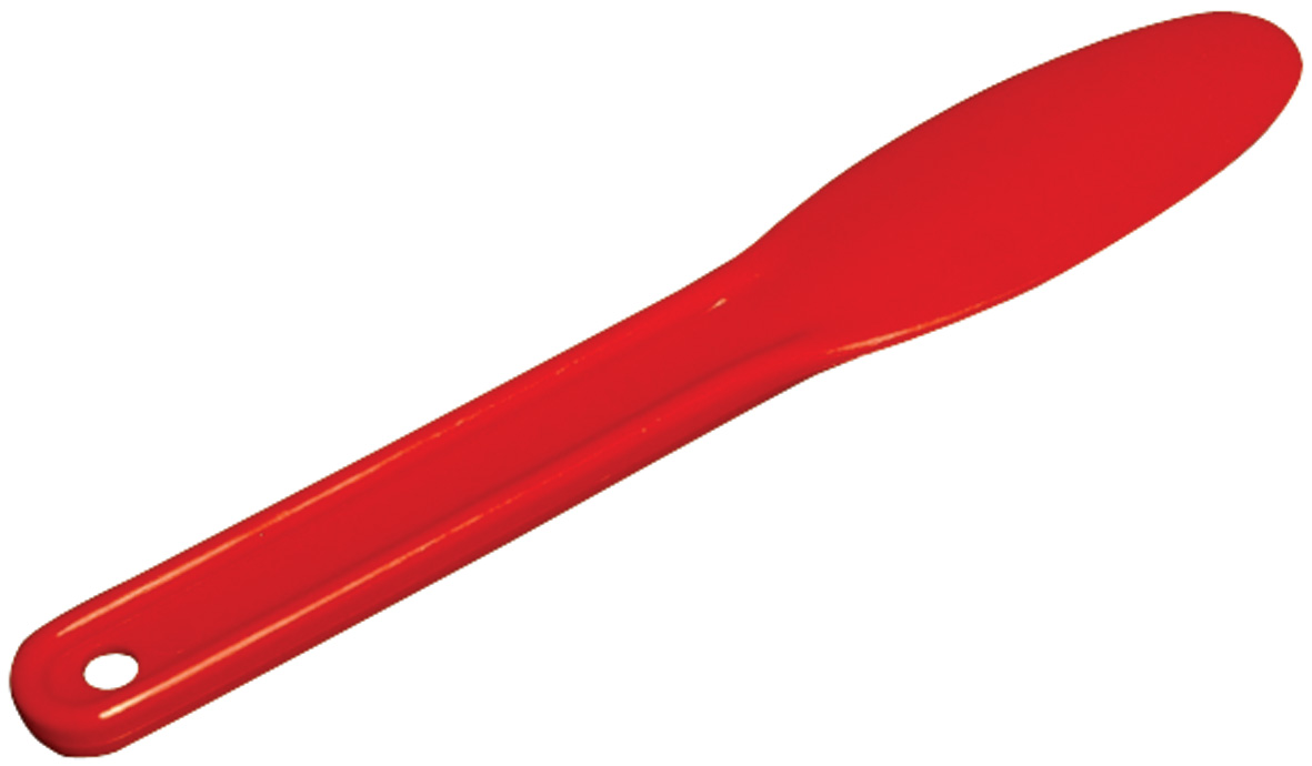 DEHP Alginate Plastic Spatula Red
