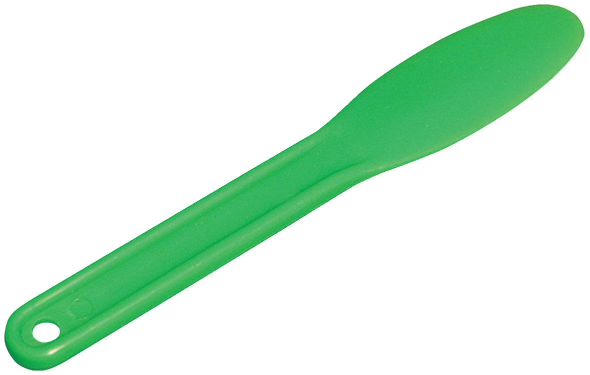 DEHP Alginate Plastic Spatula Green