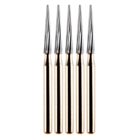 Jet TC Bur Tapered Trimming Long FG 7714 5pk