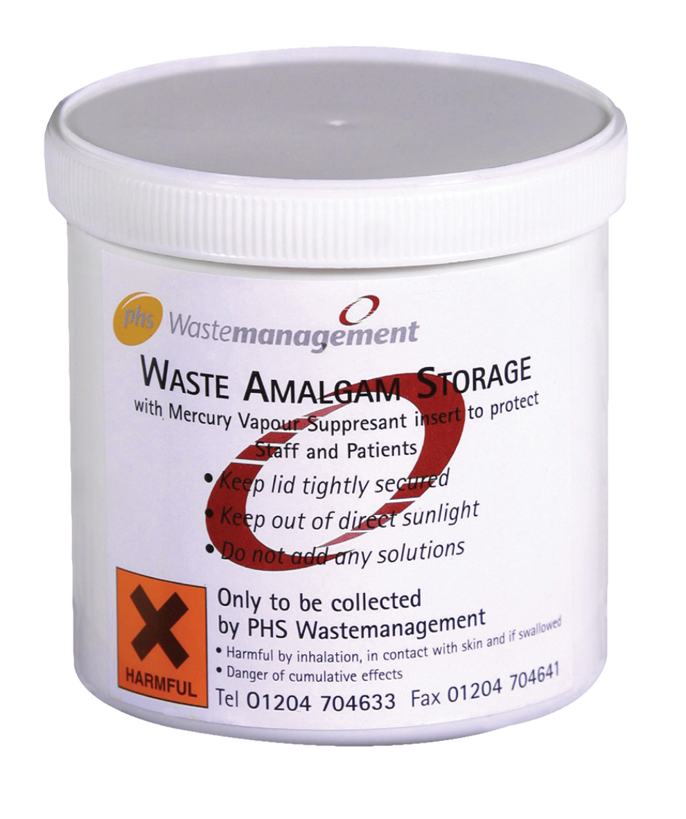 Capsecure Amalgam Caps Waste Storage Unit 1.8Ltr