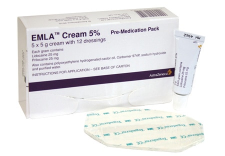 Emla Numbing Cream 5% 5g 5pk + Dressings 12pk