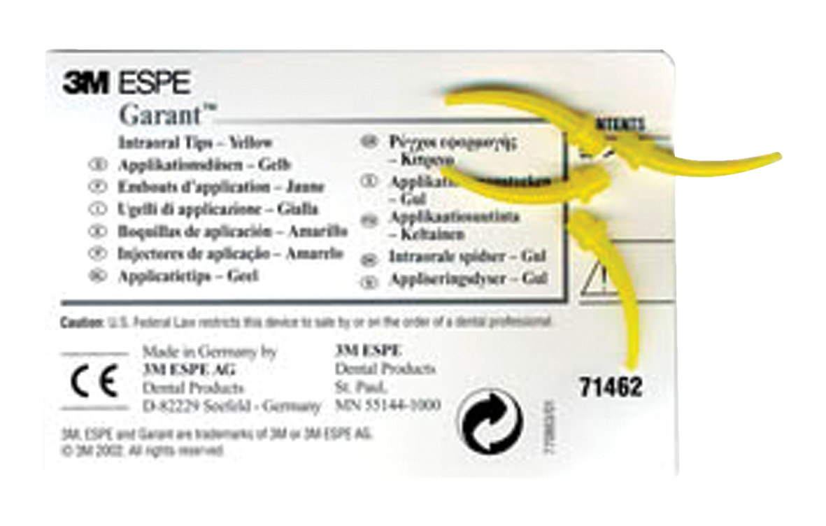 Express Garant Intraoral Tips Yellow 50pk