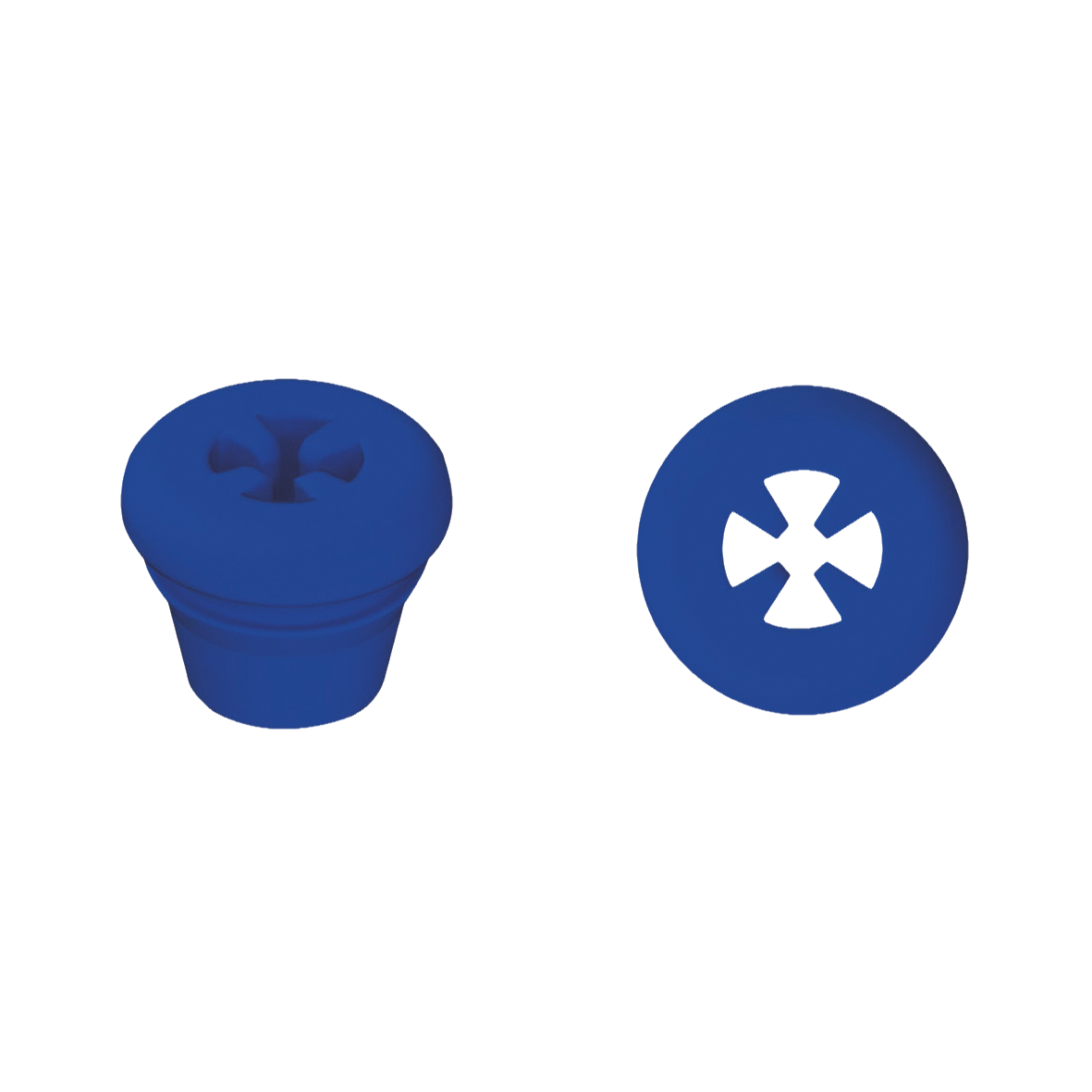 Silicone Plugs Blue 8pk