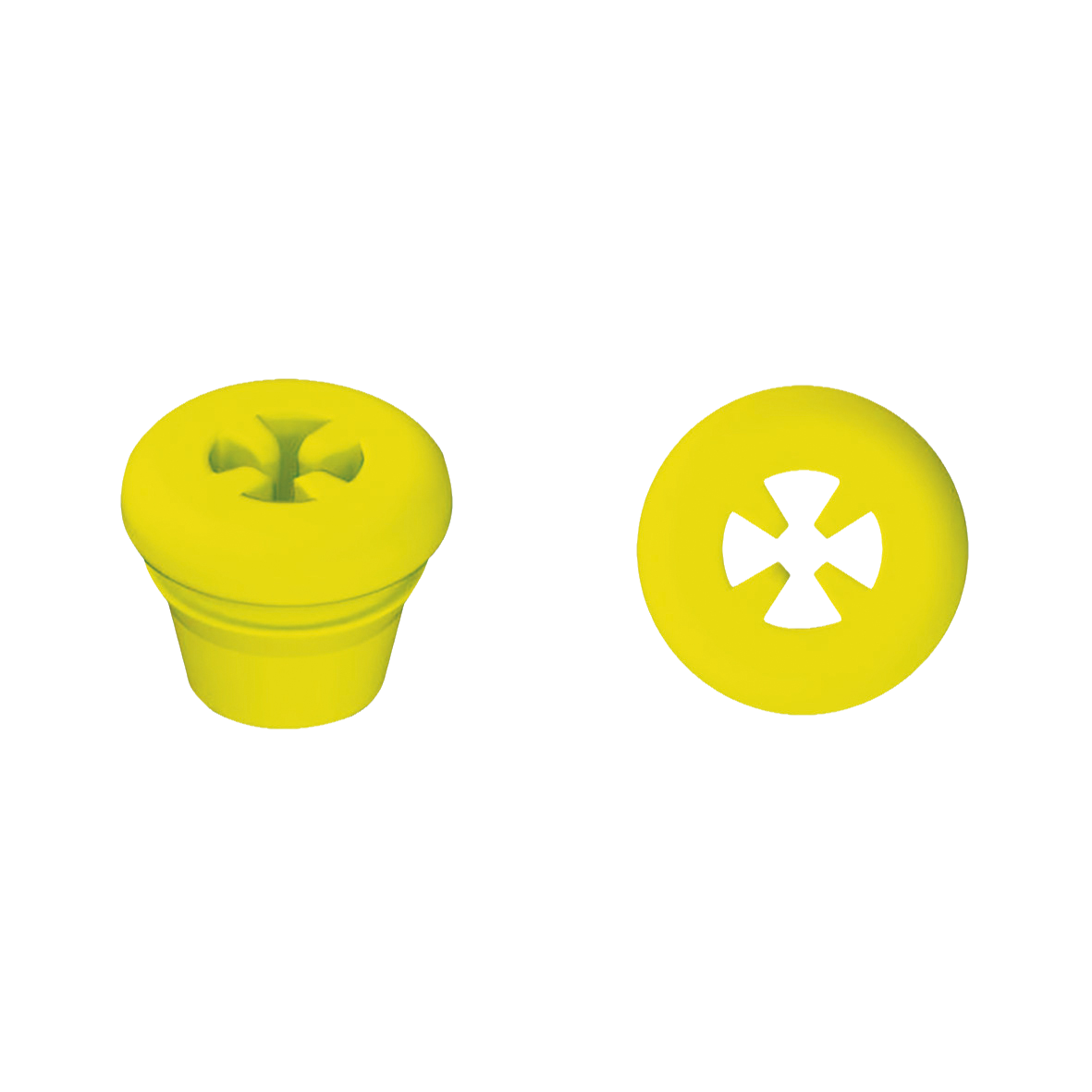 Silicone Plugs Yellow 8pk