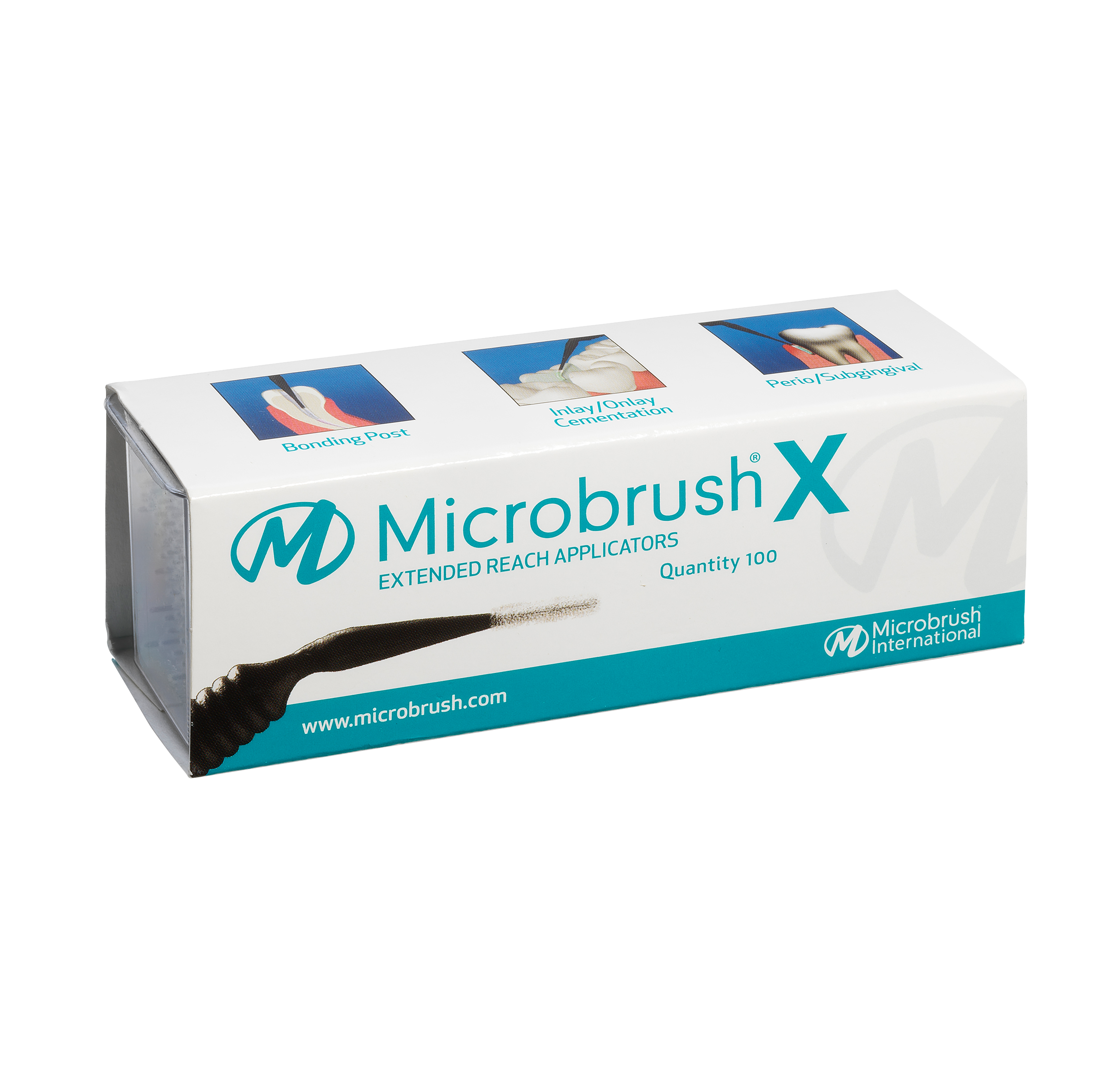 Microbrush X Applicators Black 100pk
