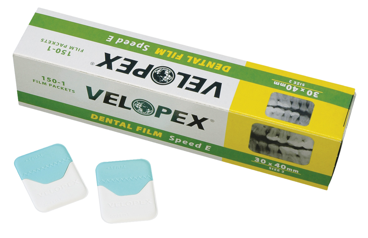 Velopex Adult X-Ray Film Speed E 30x40mm 150pk