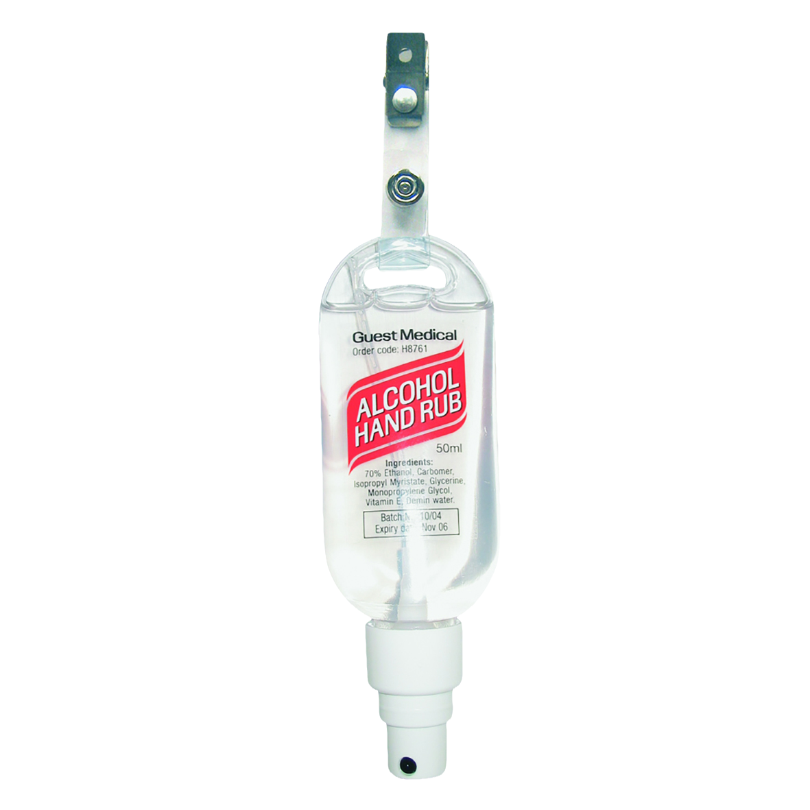 Guest Alcohol Hand Rub Clip On 50ml