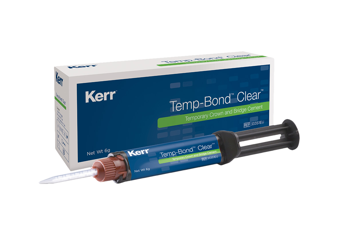 Temp-Bond Clear Automix Syringe 6g