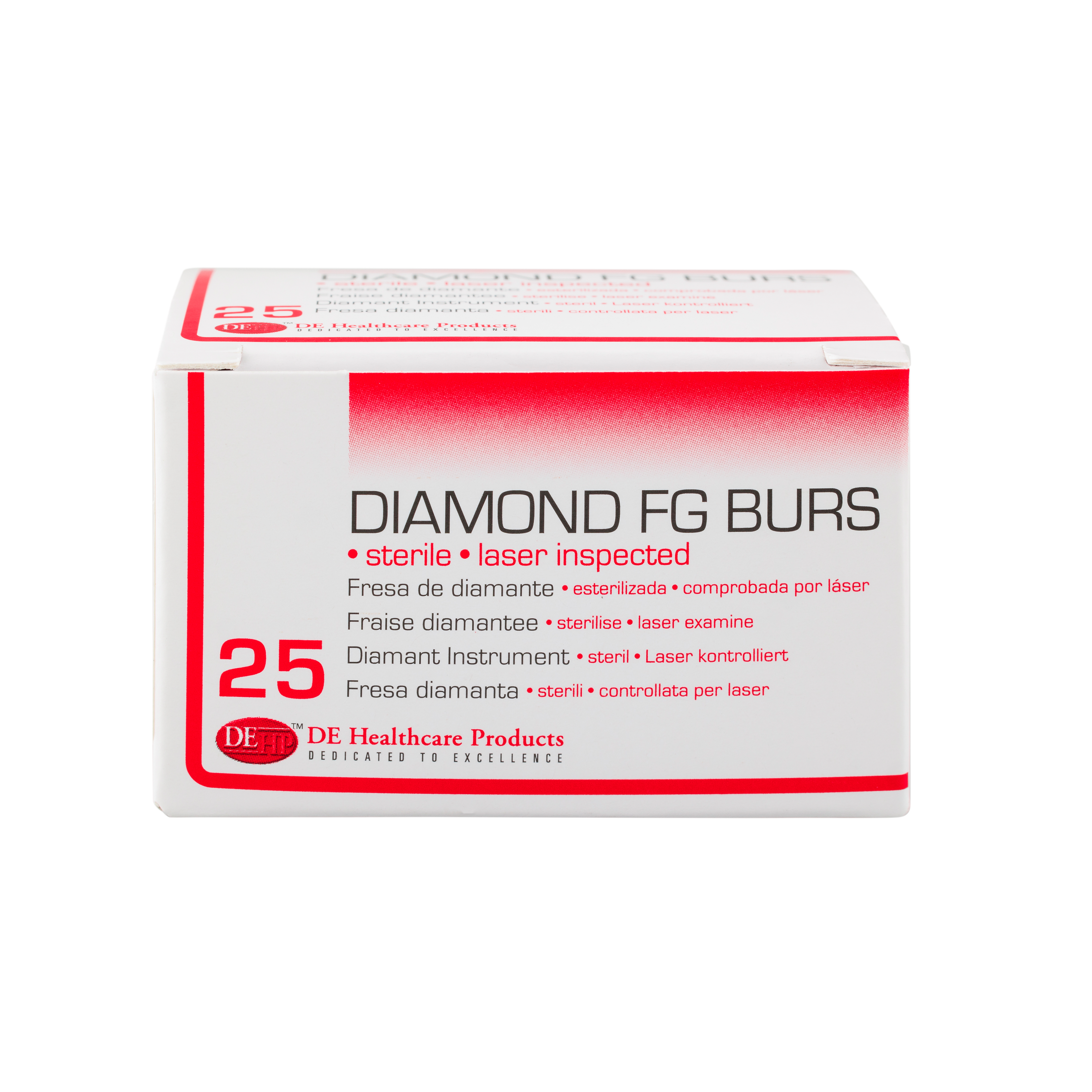 DEHP Bur Diamond Sterile SU FG (862) 249-012C Flame 25pk