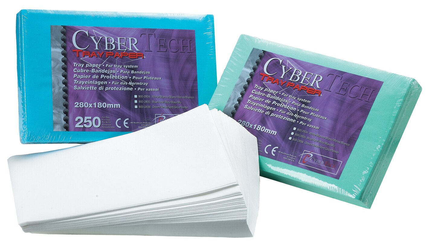 Cyber Tray Paper White 28 x 18cm 250pk