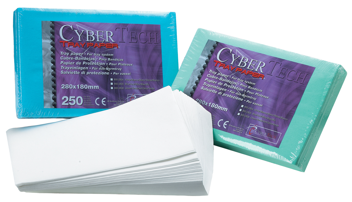 Cyber Tray Paper White 28 x 18cm 250pk