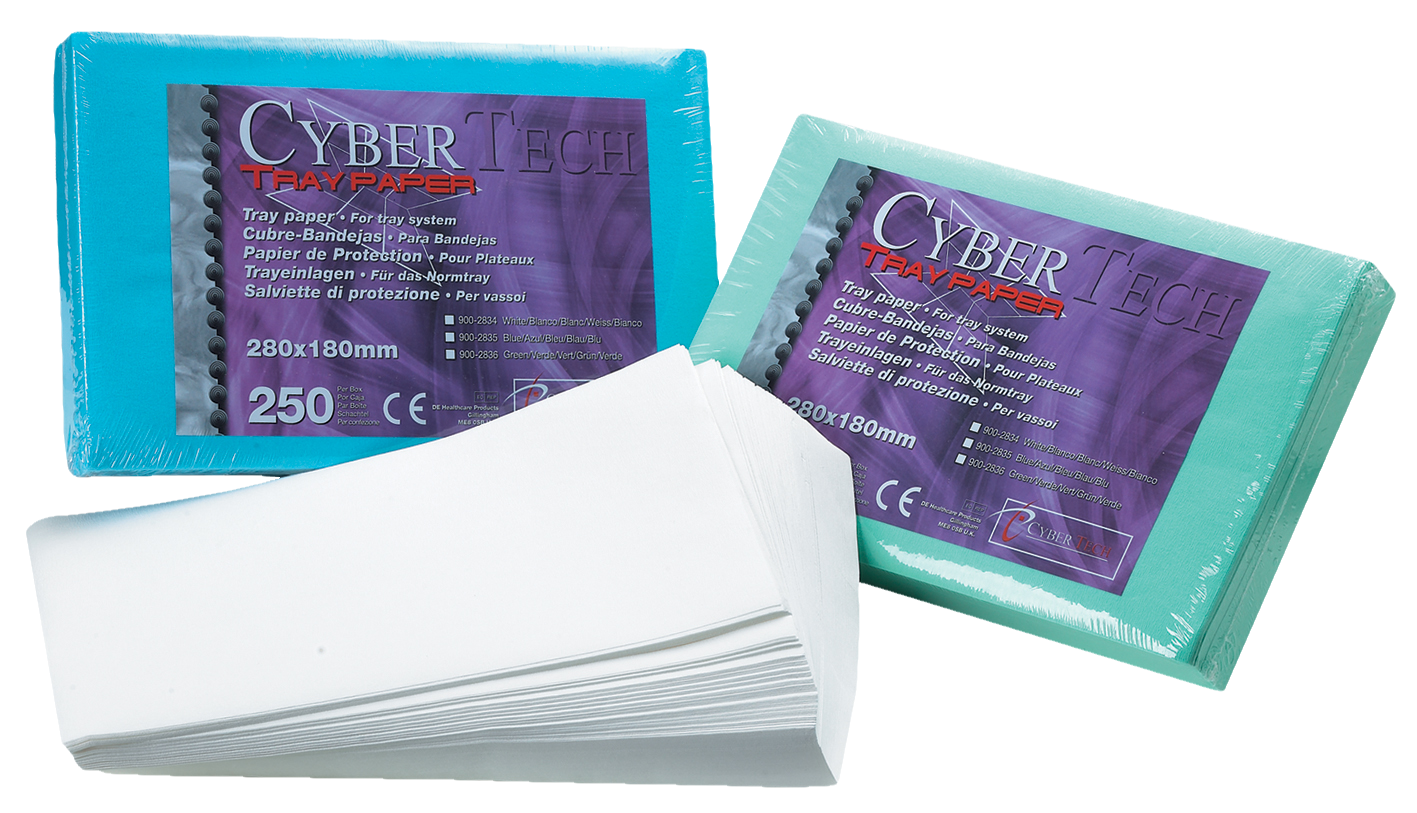 Cyber Tray Paper White 28 x 18cm 250pk