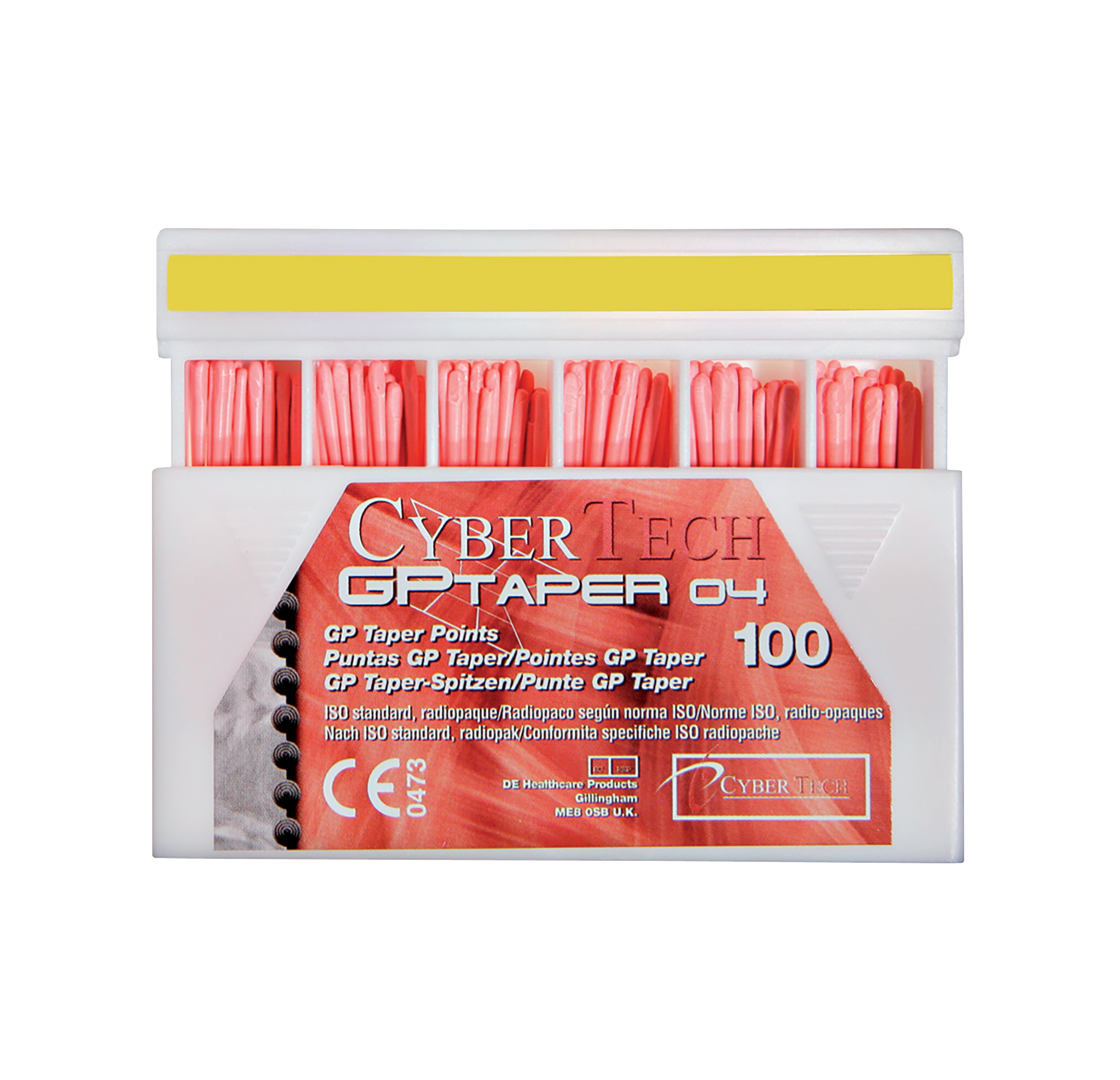 Cyber Taper Gutta Percha 0.04 Size 50 100pk