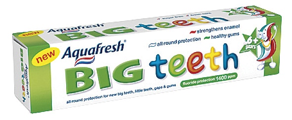 Aquafresh Big Teeth Toothpaste 50ml 12pk