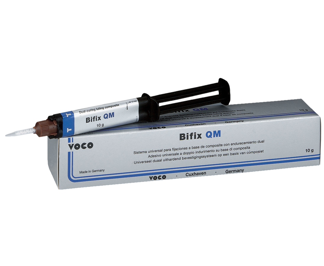 Bifix QM Set Syringe 10g White Opaque Plus Tips