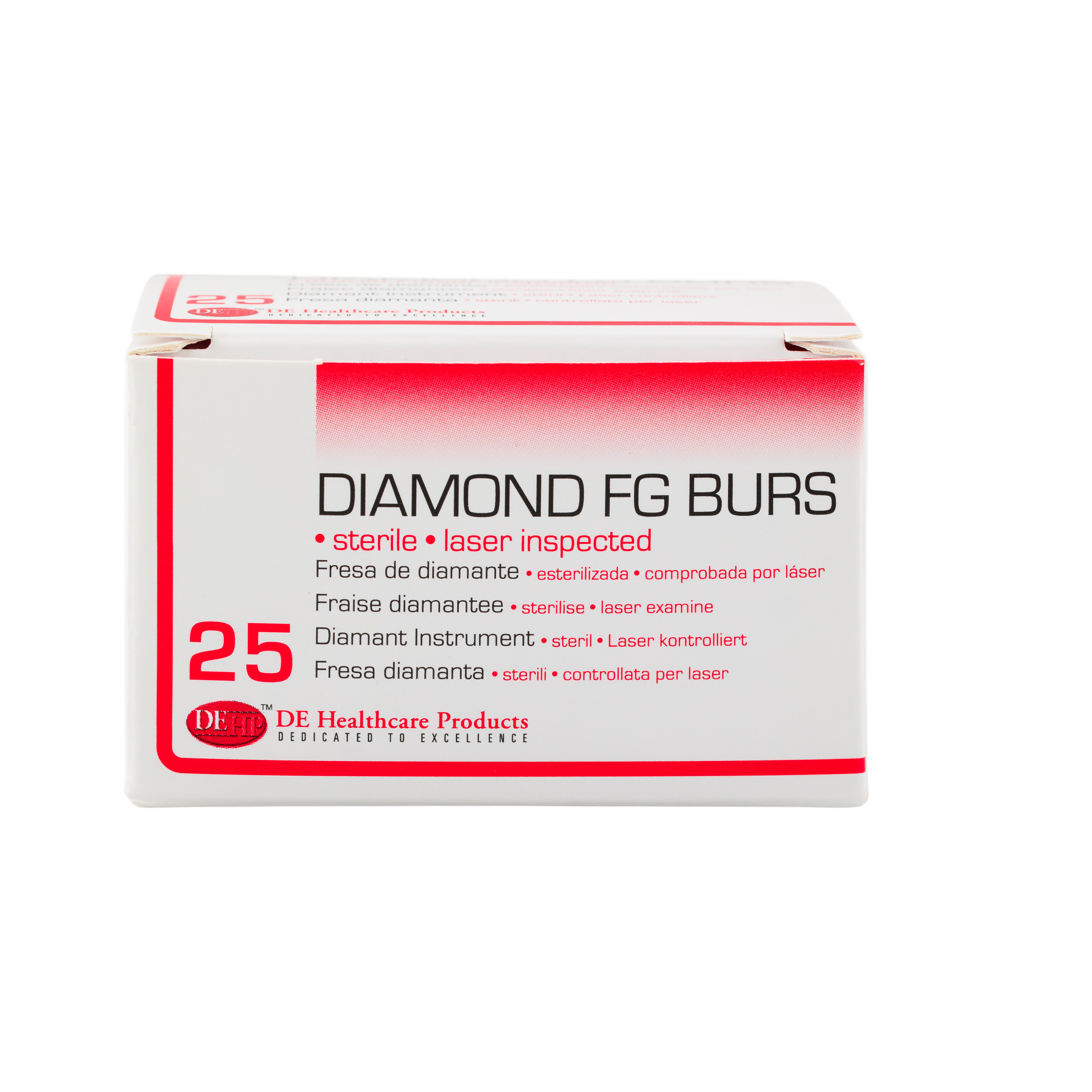 DEHP Bur Diamond Sterile SU FG (909) 067-055C Donut 25pk