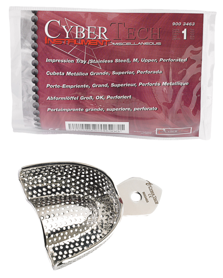 Cyber Impression Tray Stainless Steel Large Perforated Upper
