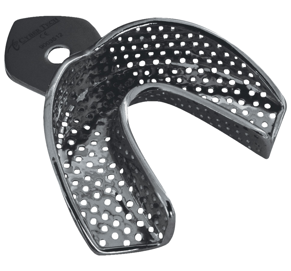 Cyber Impression Tray Stainless Steel Small Perforated Lower