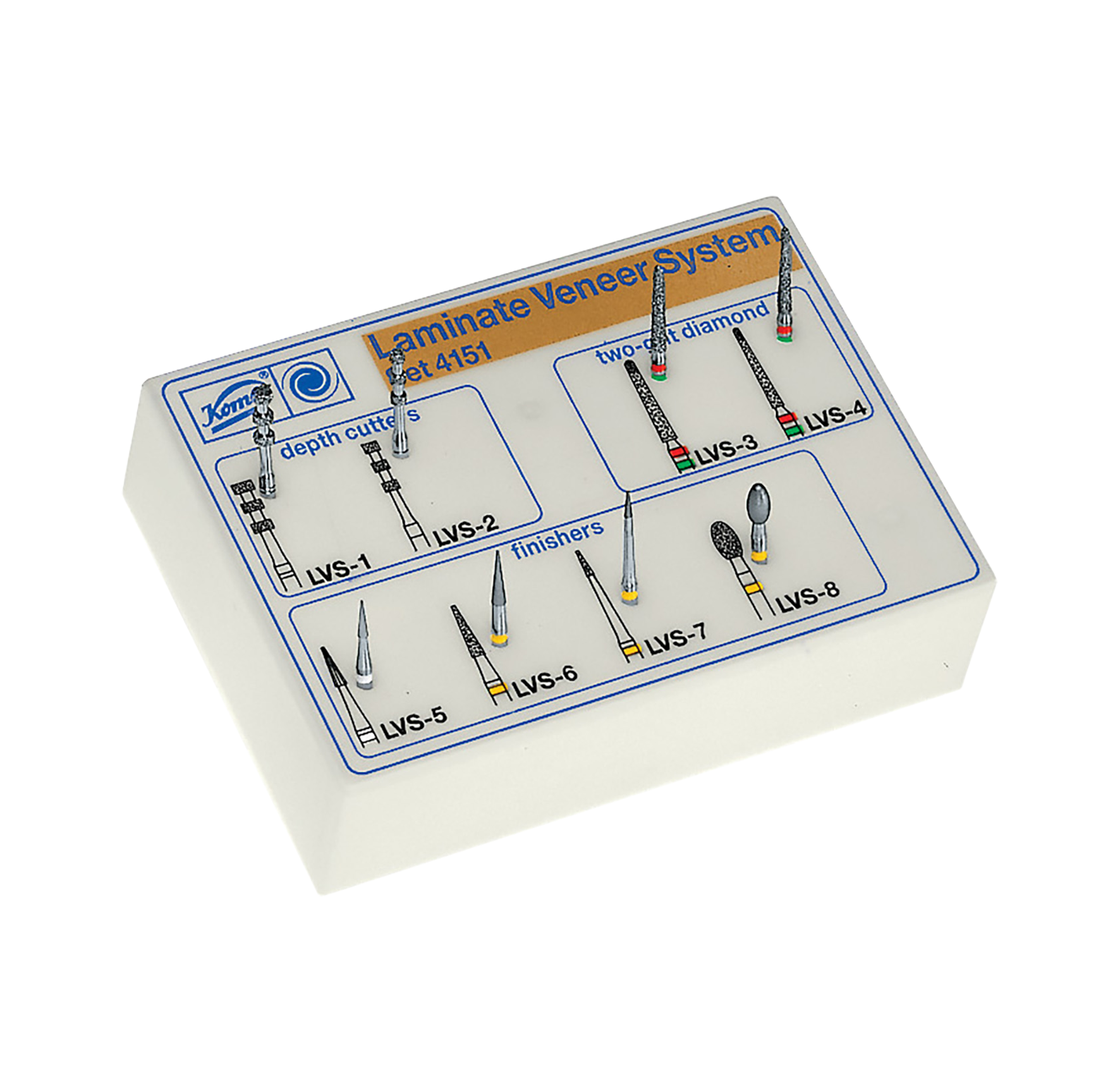 Komet Lvs Veneer Kit 4151