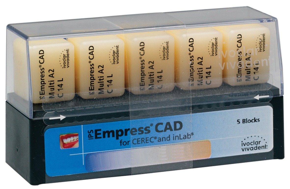 IPS Empress CAD CEREC/inLab Multi Blocks Shade A1 Size I12 5pk