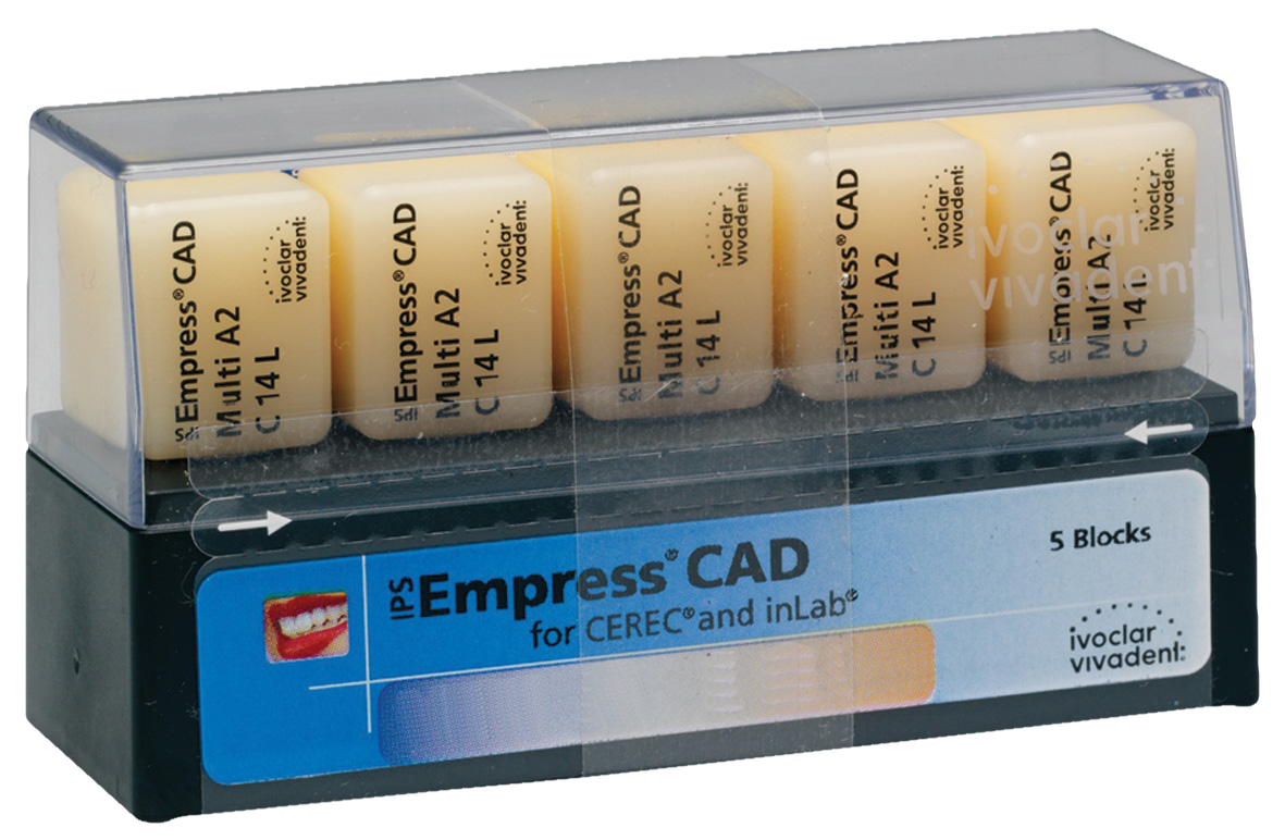 IPS Empress CAD CEREC/inLab Multi Blocks Shade A1 Size I12 5pk