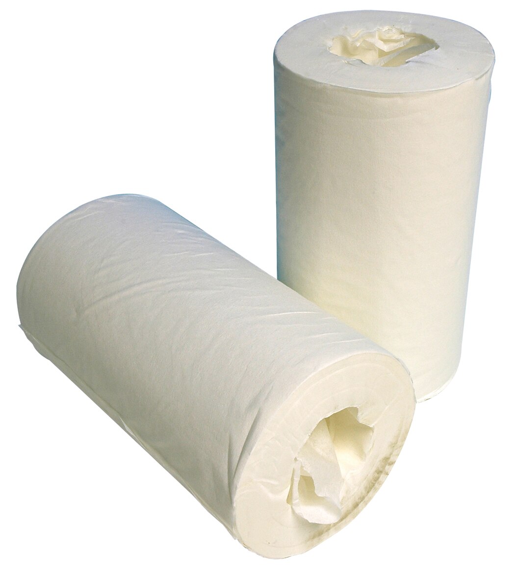 DEHP Towel Roll Mini White 1-Ply 20cm x 120m 12pk