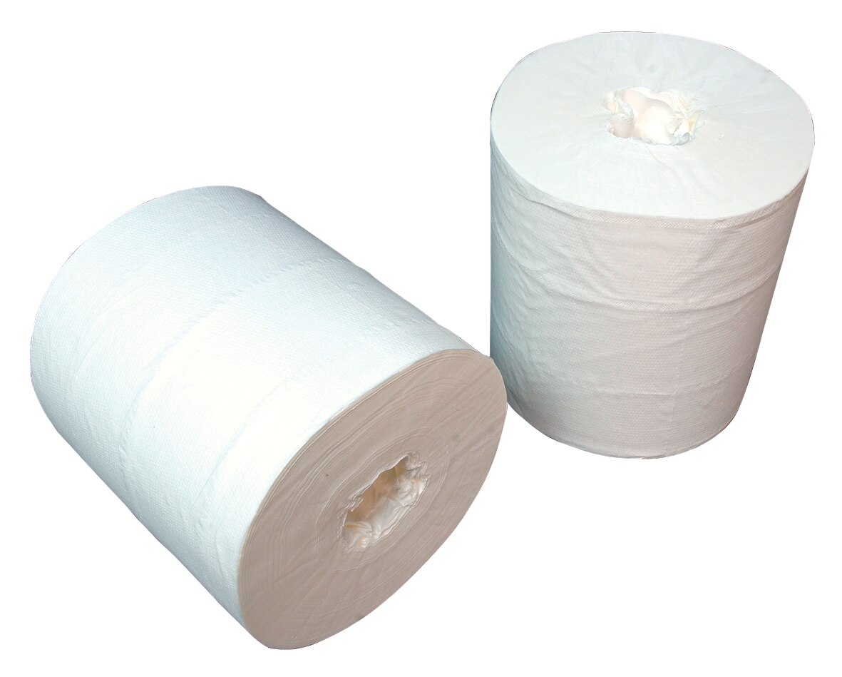 DEHP Towel Roll Midi White 1-Ply 20cm x 280m 6pk